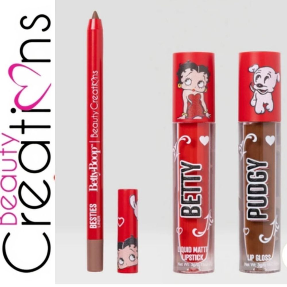 Beauty‎ Creations X  Betty Boop Besitos Lip Trio